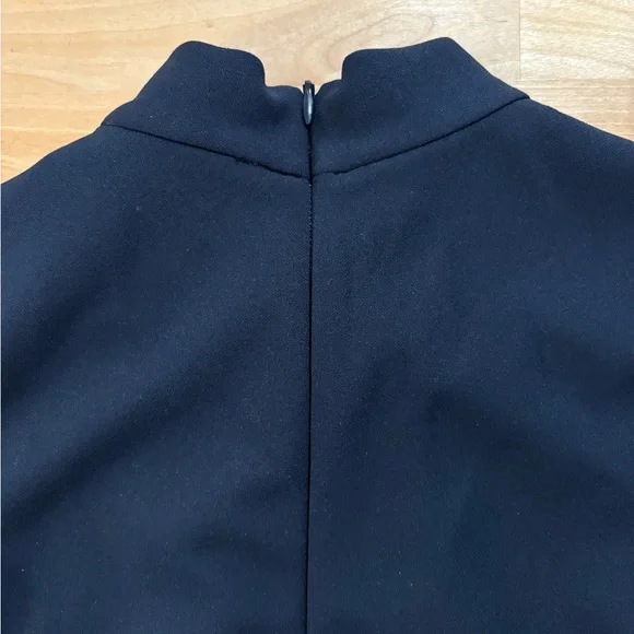 Donna Morgan Navy Long Sleeve Dress - Picture 6 of 7